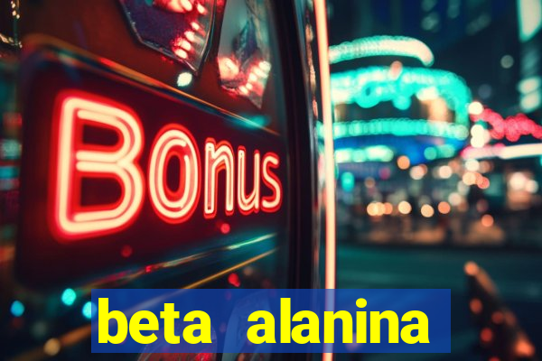 beta alanina aumenta a pressao